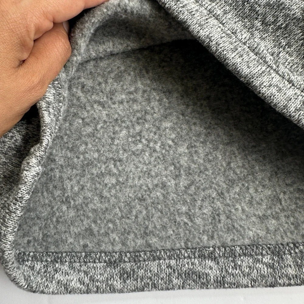 Old Navy Boys Grey Marl Sweater Fleece Shawl Collar Pullover Size S 6-7 726443